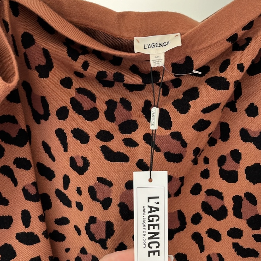 L’AGENCE NWT Felicia Off Shoulder Dress Size Small - Picture 5 of 6